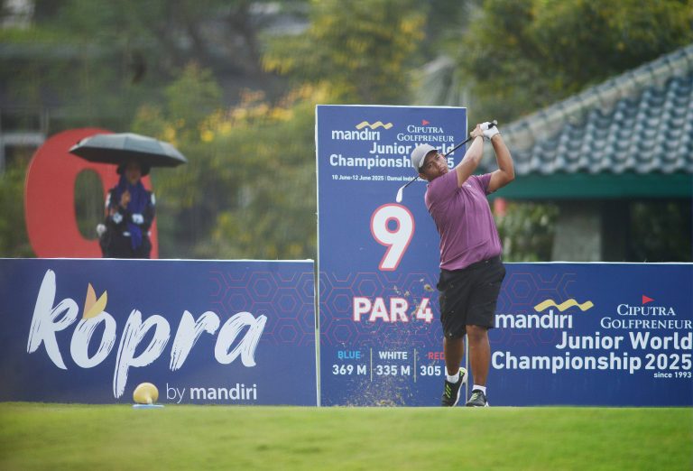 Mandiri Ciputra Golfpreneur Junior World Championship2025: Rayhan Melesat di Hari Pertama