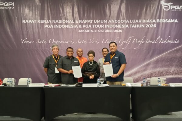 PGPI Satukan PGA Indonesia dan PGA Tour, Masuki Era Baru Golf Profesional
